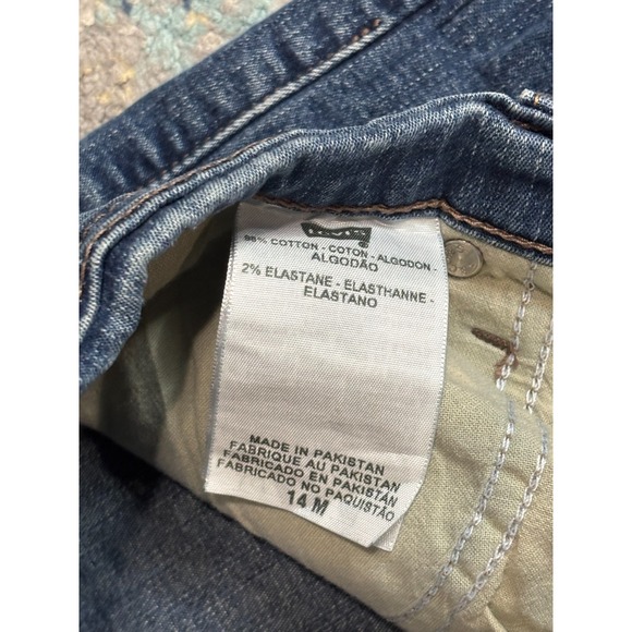 Levi's Women's 512 Bootcut Jeans Size 14M Dark Wash - Picture 2 of 7